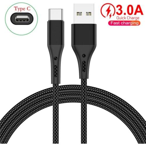 Luminous Type C fast Charger USB 3.0 Data super Quick Charge Cable for Samsung Galaxy S21 S20 FE A21 A50 Note 20 10 9 8 Honor 30