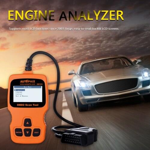 AD310 Universal OBD2 Scanner OBD II Code Reader Check Engine Fault Car Auto Diagnostic Tool With Backlit LCD Display MGO3