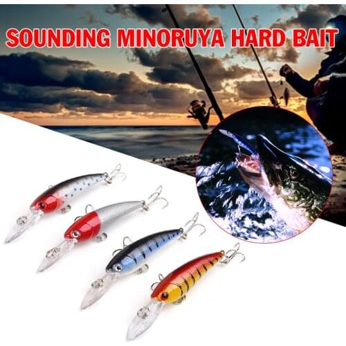 1PC 9cm 7.5g Fishing Lure Hook Quality Mini Lure 3D Eyes Plastic Hard Bait Artificial Jig Wobblers Crank bait Minor Fishing Bait