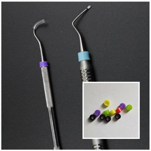 100pcs Large Type Dental Silicone Instrument Color Code Rings Ring Size L