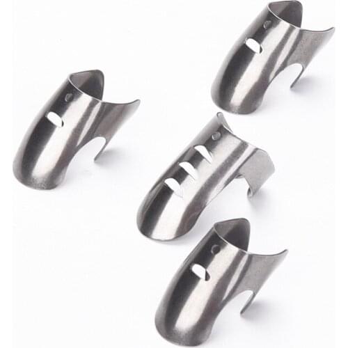 50Set 4pcs/set Adjustable Stainless Steel Finger Hand Guard Finger Protector Knife Slice Chop Safe Slice Cooking Tool