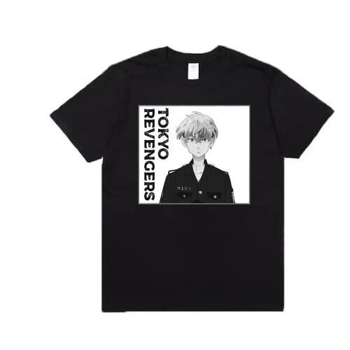 Chifuyu Matsuno Short Sleeve Anime Tokyo Revengers T-Shirt Men Women Cotton Harajuku Street Style Clothes Tops Tees