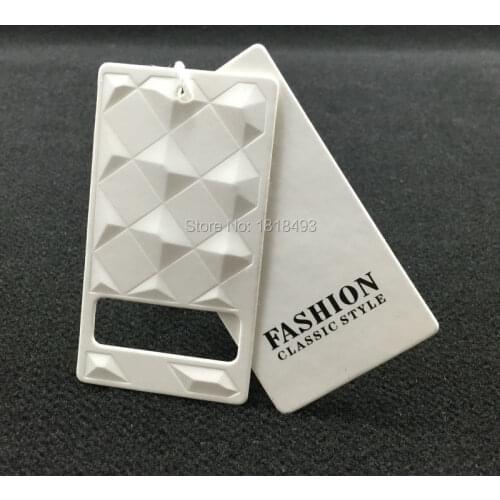 Customized top quality clothing embossed tags/garment shape cutting paper tag printing/clothing label/main label 1000 pcs a lot