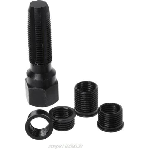 14mm Spark Plug Rethread Rethreader Repair Tap Tool Reamer Inserts Kit Professional F25 21 Dropshipping