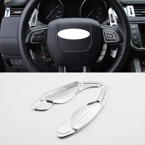 Aluminium Alloy Steering Wheel Shift Paddle Shifter Fit For Jaguar Land Rover Extension Accessories