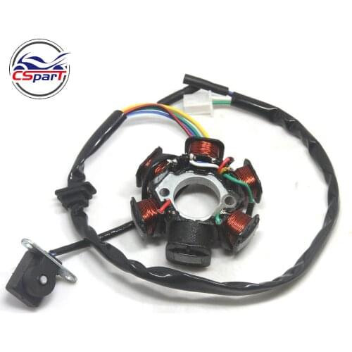 Magneto Stator 6 Pole Coil 5 Wire GY6 125CC 150CC Taotao Kazuma Baotian Jmstar Jonway Scooter ATV Quad Go Kart Buggy Parts