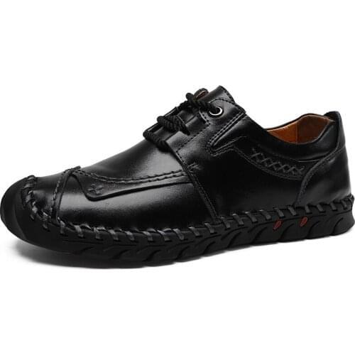 Men Big Fashion Size 38-48 Casual Shoes Moccasins Flats Mens Shoes Breathable Driving Shoes Men Leather Shoes Loafers