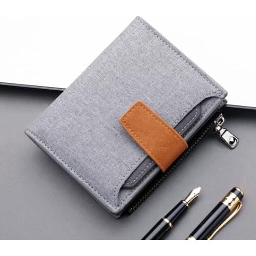 Mens Business Short Wallet Vintage Walltes