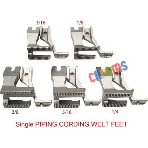 Welting Foot Set FIT FOR Juki DU-141 DU-1181 DU-1181N Chandler DY-337 Walking Foot Sewing Machine #U192+U193K