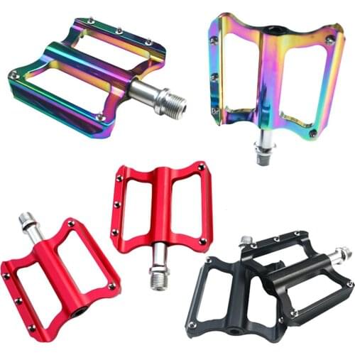 Mountain Bike Pedals, Ultra Strong Colorful CNC Machined 9/16' Cycling Sealed Bearing Pedals
