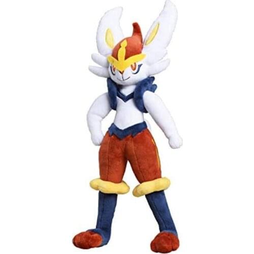 Pokemon Cinderace plush toy stuffed toys doll doll A birthday present for a child 50cm