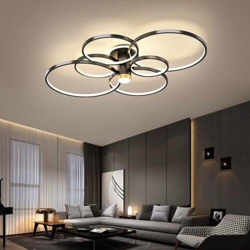 Led Luxury Chandeliers Villa Hotel Living Bedroom Dining Iron Pendant Lights Indoor Lighting Ceiling Lamps Brightness Dimmable