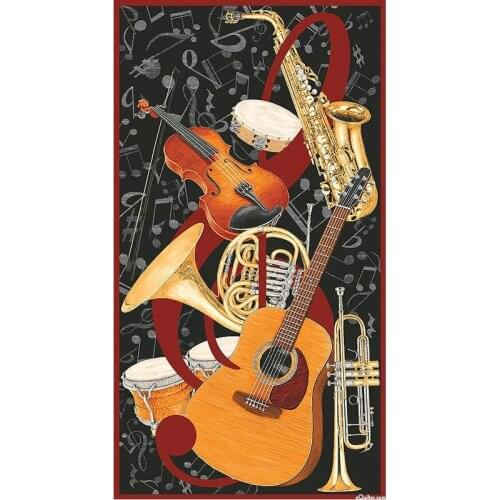 Diy photo custom diamond painting guitar 5d full square diamond embroidery beads cross stitch mosaic Saxophone drill rhinestones