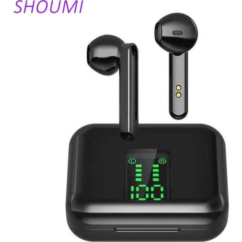 TWS Wireless Earphones Bluetooth V5.0 Earphone Hifi Stereo Sport Earbuds Headset With Charging Box Mic For Android iPhone New Q5