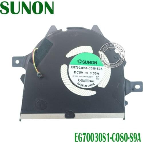 Laptop CPU Fan EG70030S1-C080-S9A DC5V 0.50A 460.0FD0E.0011 4PIN