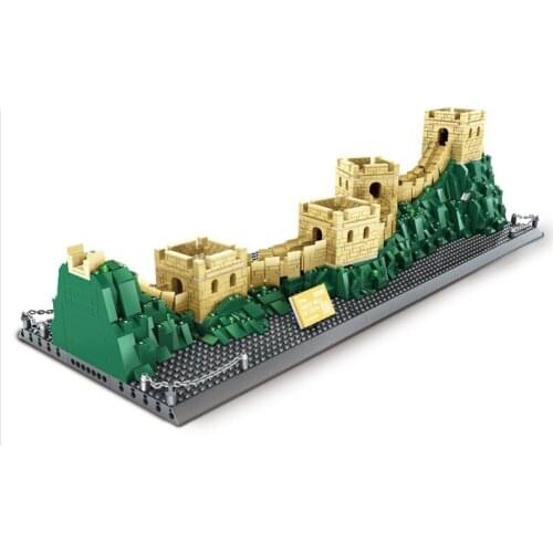 World Famous Architecture DIY The Great Wall Of China City Classic Model Building Blocks Set Bricks Toys For Childrens Gifts
