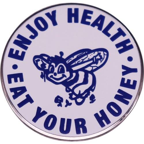 HStyles Shirt Inspired Brooch Funny Slogan Pin