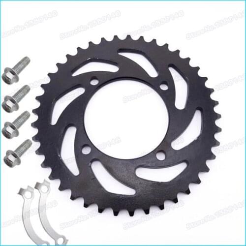 41T -420 - 76mm rear chain sprocket with plate locker retainer for 50cc-160cc coolster pit dirt bikes SDG motorcycle atv quads