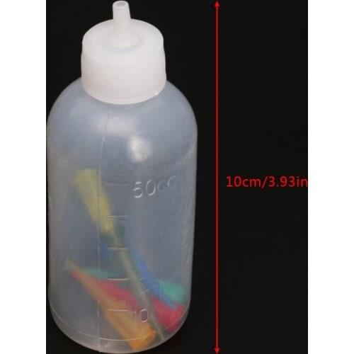 94PF 5PCS Jam Painting Squeeze Bottles With 35 Nozzles Cake Decor 50ML Baking Pastry