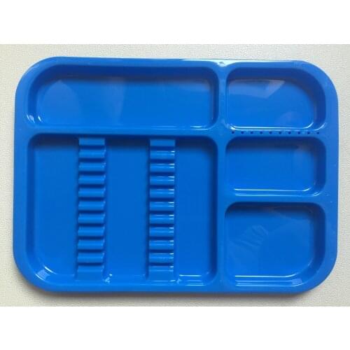 1pcs Autoclavable Dental Instruments Tray Split 5 colors to chose