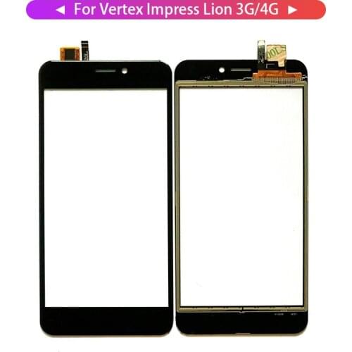 Free Tools For VERTEX IMPRESS LION 4G 3G Touch Screen Glass Sensor Panel Lens Glass Replacement for Vertex Lion