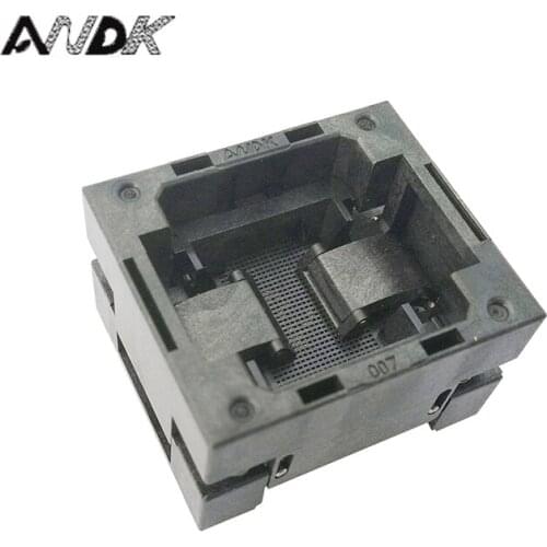BGA48 OPEN TOP burn in socket pitch 0.5mm IC size 6*4mm BGA48(6*4)-0.5-TP01NT BGA48 VFBGA48 burn in programmer socket