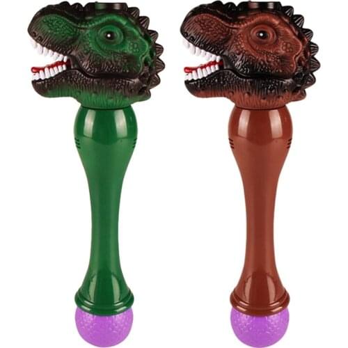 Dinosaur Handheld Electric Bubble Machine Bubble Wand Automatic T Rex Bubble Blower