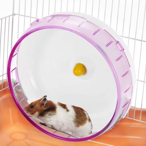 3 Size Hamster Running Disc Toy Silent Rotatory Jogging Wheel Pet Sports Wheel Toys 2 Colors