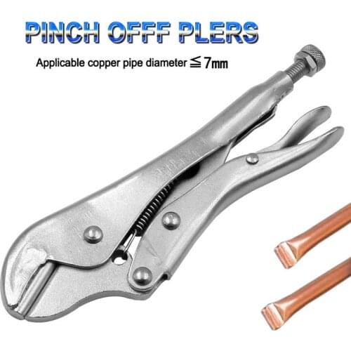 Refrigerator Fridge Brass Tube Pipe Sealing Pliers Cooling System Tube Sealing Pliers Jaws Pinch Off Pliers