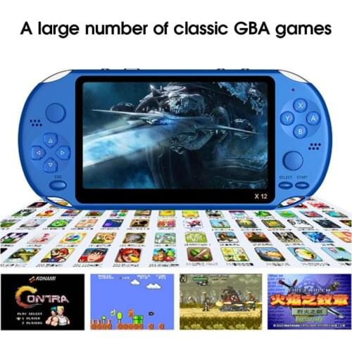 X12 Handheld Video Gamer Console 8GB Built-in 10000 Game Boy Console Game Console Hand-held Gaming Device
