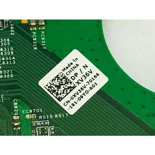 BiNFUL 100% TESTED XV36V MAINBOARD LAPTOP MOTHERBOARD FOR DELL VOSTRO 3550 NOTEBOOK WITH VIDEO CARD