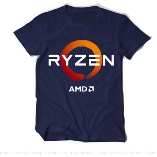 AMD Gaming RYZEN CPU Mens T-Shirt S To 5XL Tee Shirt Digital Printed 11 Colors