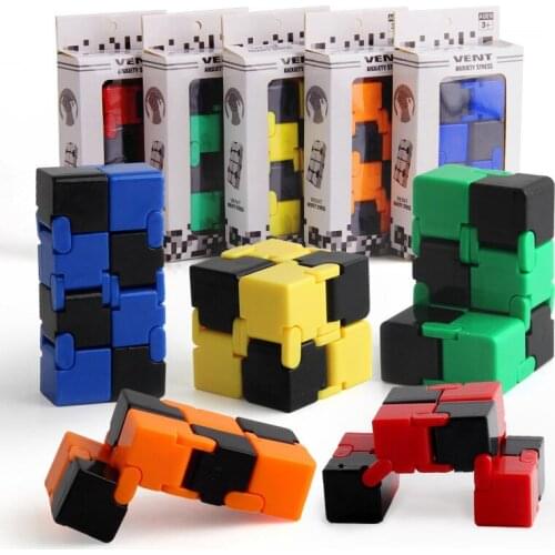 2018 New Pattern Magic Limit Magic Cube Decompression Fold Fingertip Decompression Magic Cube Alpinia Originality Toys