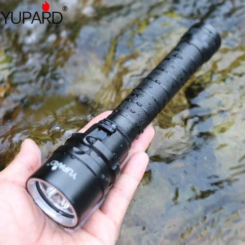 YUPARD New Diving 4000 lumens XM-L2 3*L2 led Flashlight Torch Waterproof underwear Lamp Light super T6 white yellow light