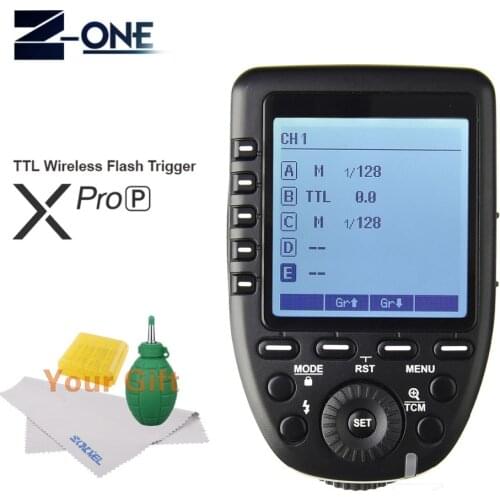 Godox Xpro-P Flash Trigger Transmitter TTL II 2.4G Wireless X system High-speed with Big LCD Screen for Pentax K-1/645Z/K70,etc