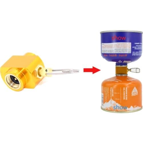 Outdoor Camping Stove Gas Charging Conversion Connector Accessory Gas filling Cylinder Cylinder Refill Adapter Camping Equipment
