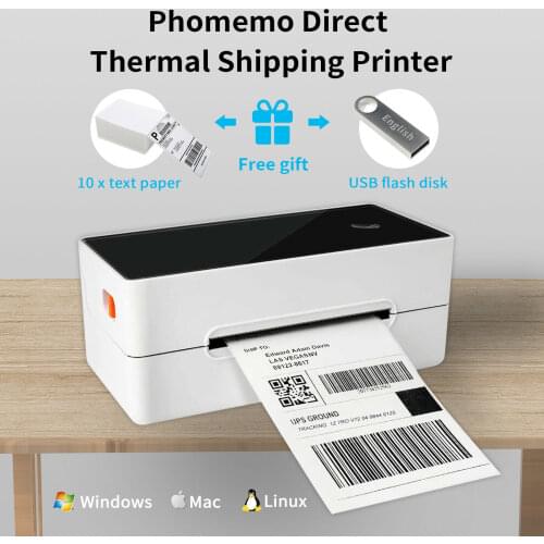 Phomemo Label Printer, 4''×6'' Label Printer High Speed Printing at 150mm/s Thermal Printer, Compatible with UPS, FedEx, etc