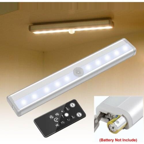 Remote Control 5V Usb Wireless Led Lamp Wardrobe Bedroom Closet Kitchen Night Led Lights Under LED Cabinet Light Dimming Time