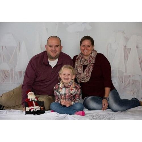 Christmas Photography Backdrop White Background Party Ladder Vinyl Background Photography Backdrop