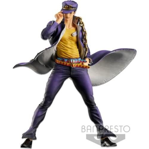Tronzo Original Banpresto Action Figure JoJos Bizarre Adventure Stardust Crusaders Kujo Jotaro PVC Figure Model Doll Toys