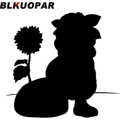 BLKUOPAR for Lamb Planting Flowers Decals Vinyl Car Stickers Laptop Waterproof Refrigerator Sunscreen Funny Campervan Decoration