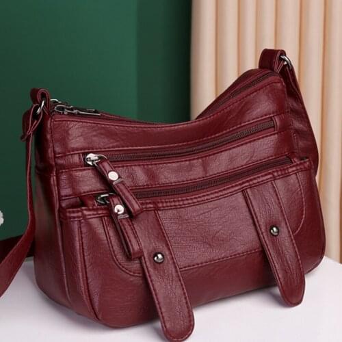 High Quality Women Shoulder Bag 2021 Casual Leather Large Capacity Crossbody Bags Sac A Main Purses and Handbags Luxury Designer