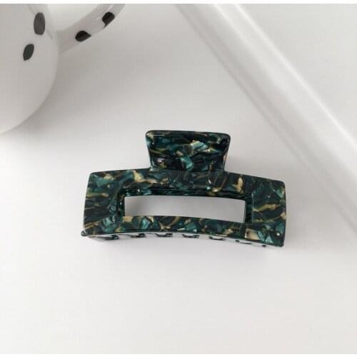 Women Fashion Acetate Hair Claw Lady Vinyage Tortoiseshell Hair Clip Accessories