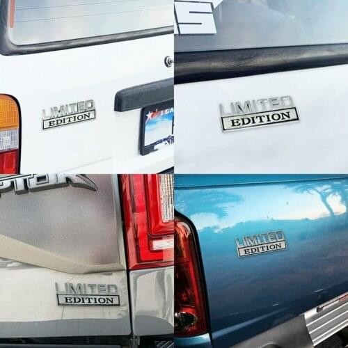 2x Car Stickers LIMITED EDITION Chrome Emblem Badges Universal Exterior Accessories Decorative Stickers
