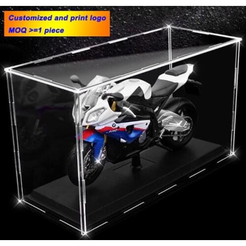 Assembly Acrylic Display Box Dustproof Protection Model Show Case Display Box Organizer Car Toy Holder