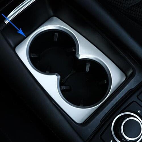 Car interior accessories for Mazda 3 2017 2018 ABS Matte Water Cup Holder Cover free shipping