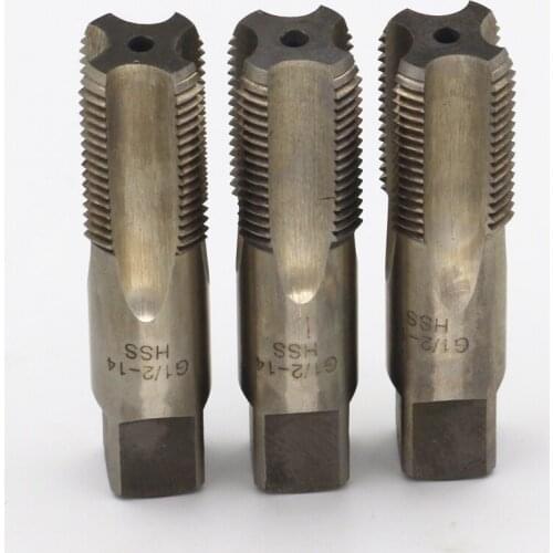 Free Shipping New Pipe Thread Taps High-speed steel Wire tapping Throat teeth Taps G1/2-14