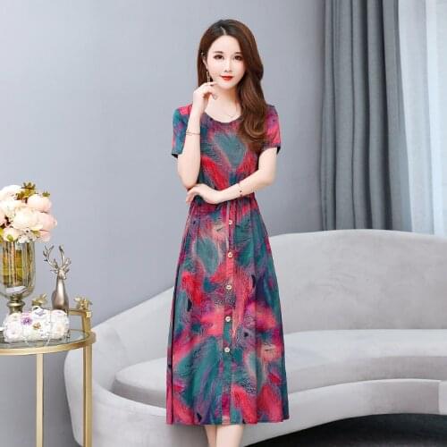Summer Dresses With Print FANMUER China
