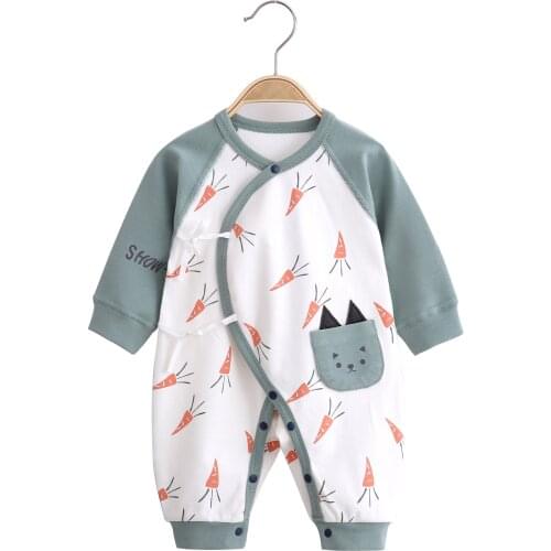 Baby One-Piece Suit Newborn Clothes Baby Autumn Cotton Long-Sleeved Baby Girl Boneless Rompers toddler girl Spring clothes