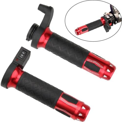 2 Pcs Motorcycle Handlebar 12v 22mm Moto Modified Handlebar Motorcycle Accessories Electric Hot Heated Handle Grips Warmer